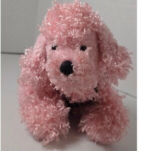 Ganz Webkinz Pink Poodle Plush HM107 With Outfit No Code Preowned